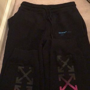 off white pants